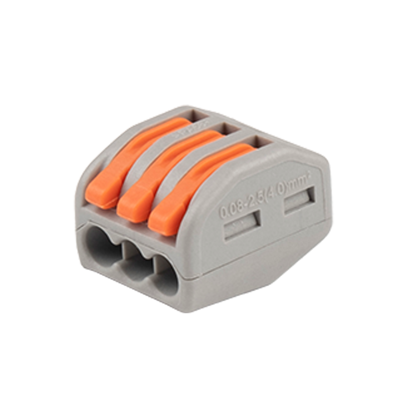 Клемма монтажная СМК PTC-3P 222-413 450V 32A 0,08-2,5(4.0)mm2 /50шт./Jazzway