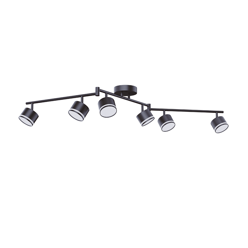Светильник декоративный под лампу PCL 0906 6xGX53 BL 230V IP20