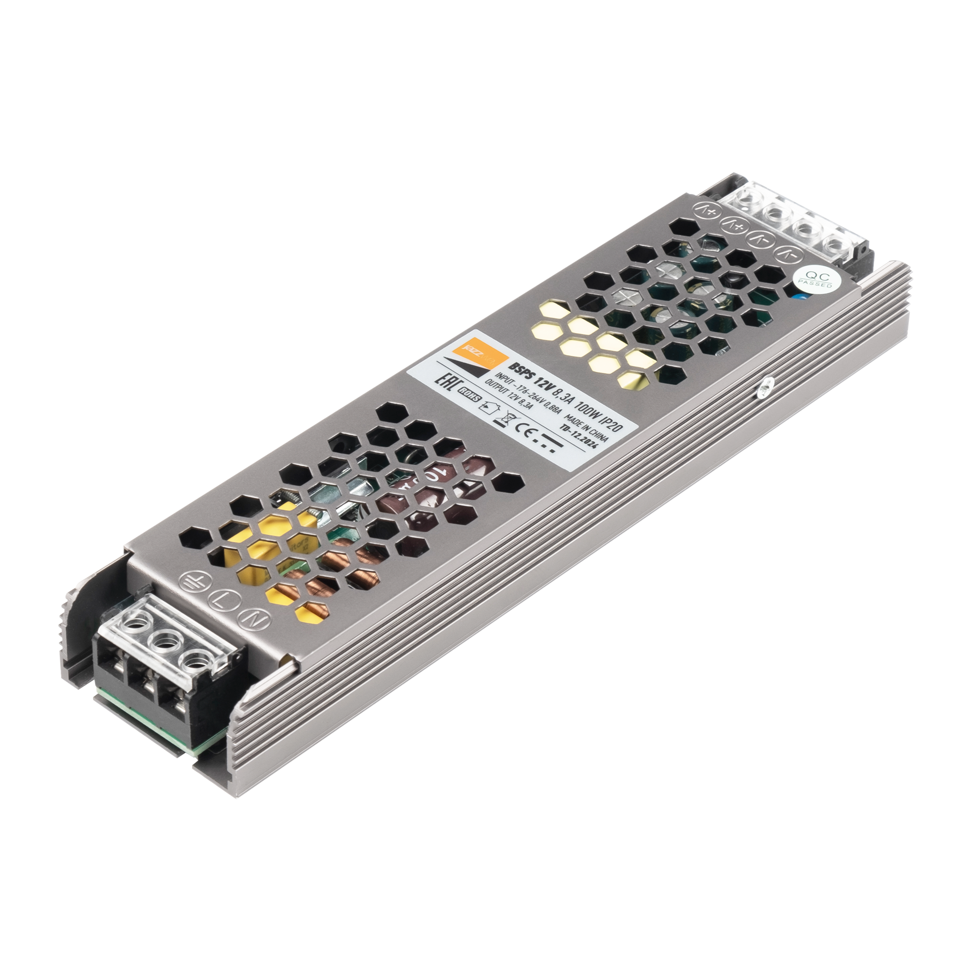 Блок питания IP20 для светодиодной ленты 12V