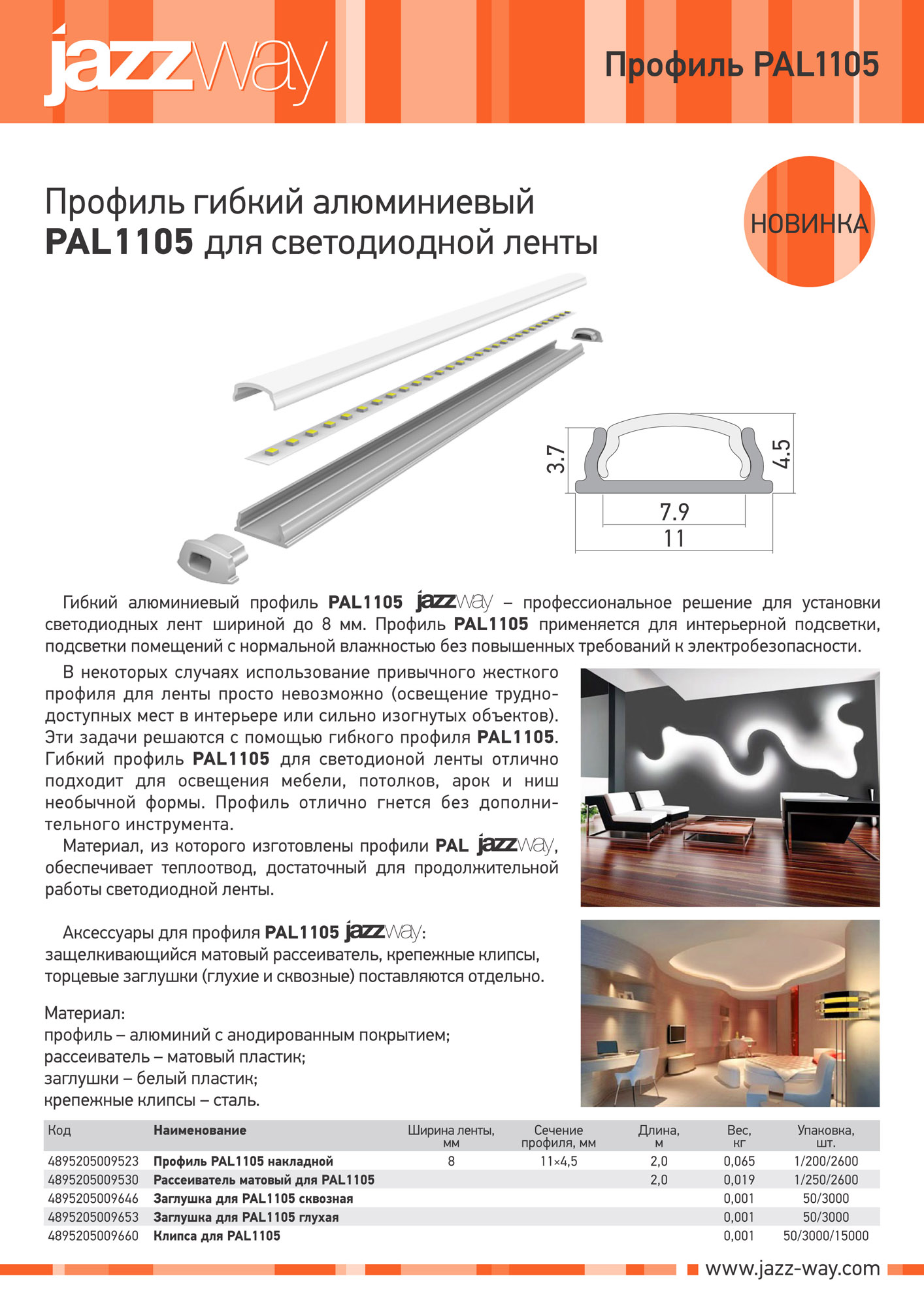 Рассеиватель матовый для PAL 1105