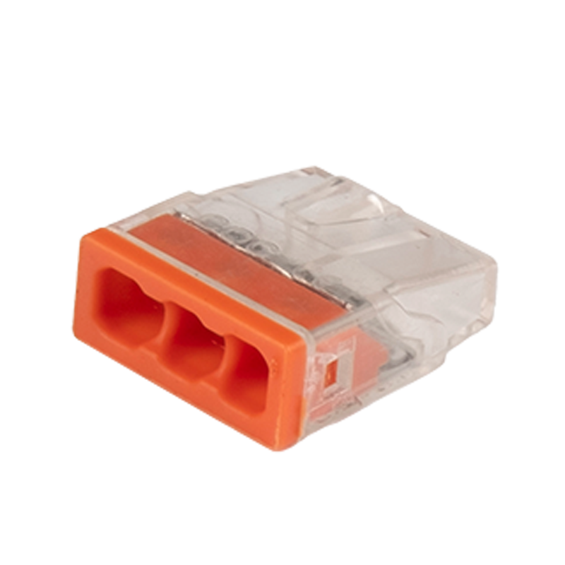 Клемма монтажная СМК PTC-3P 2273-243 450V 32A 0,5-2.5 mm2 / 100 шт./ Jazzway
