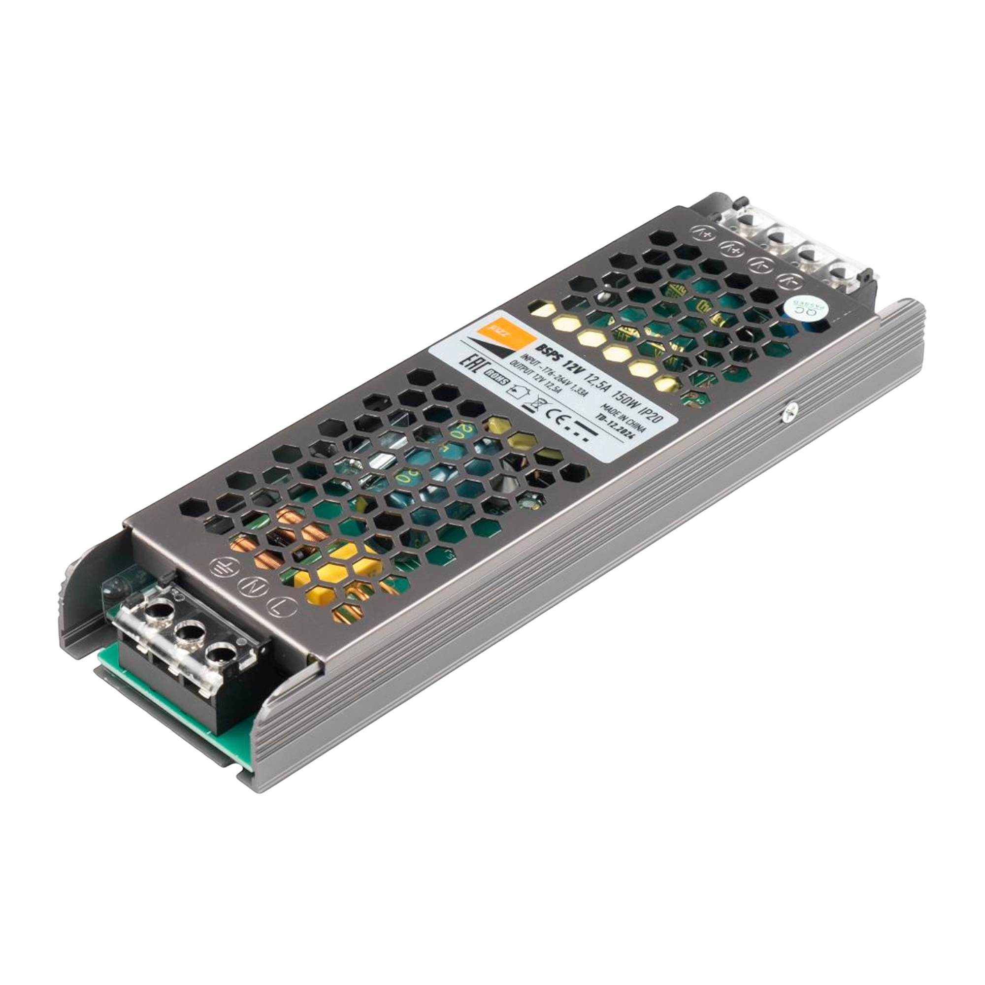 Блок питания IP20 для светодиодной ленты 12V