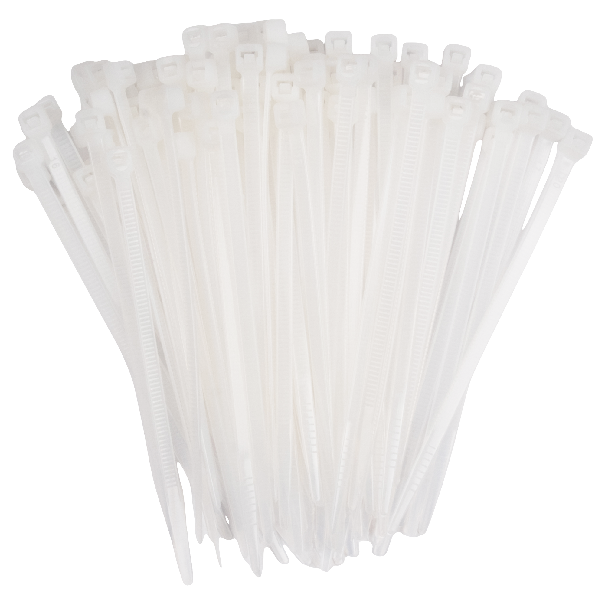 Кабельная стяжка PCT 3,6x100-100WH PA6.6 Jazzway (100 шт/уп)