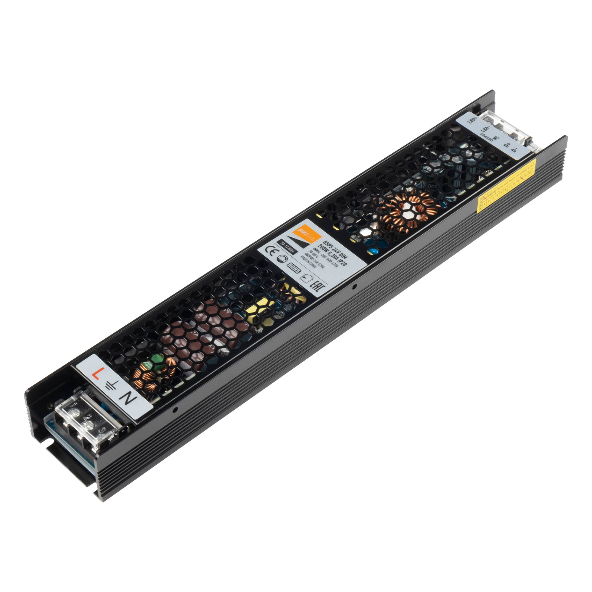 Блок питания IP20 для светодиодной ленты 24V