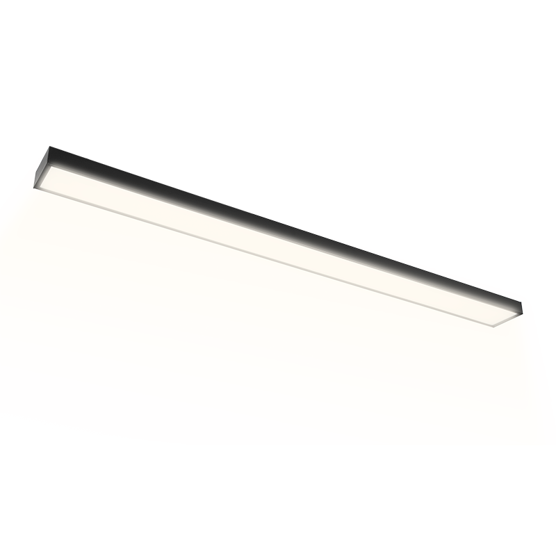 Светильник светодиодный накладной PSO-01 36w 4000K BLACK 1200х100 IP40