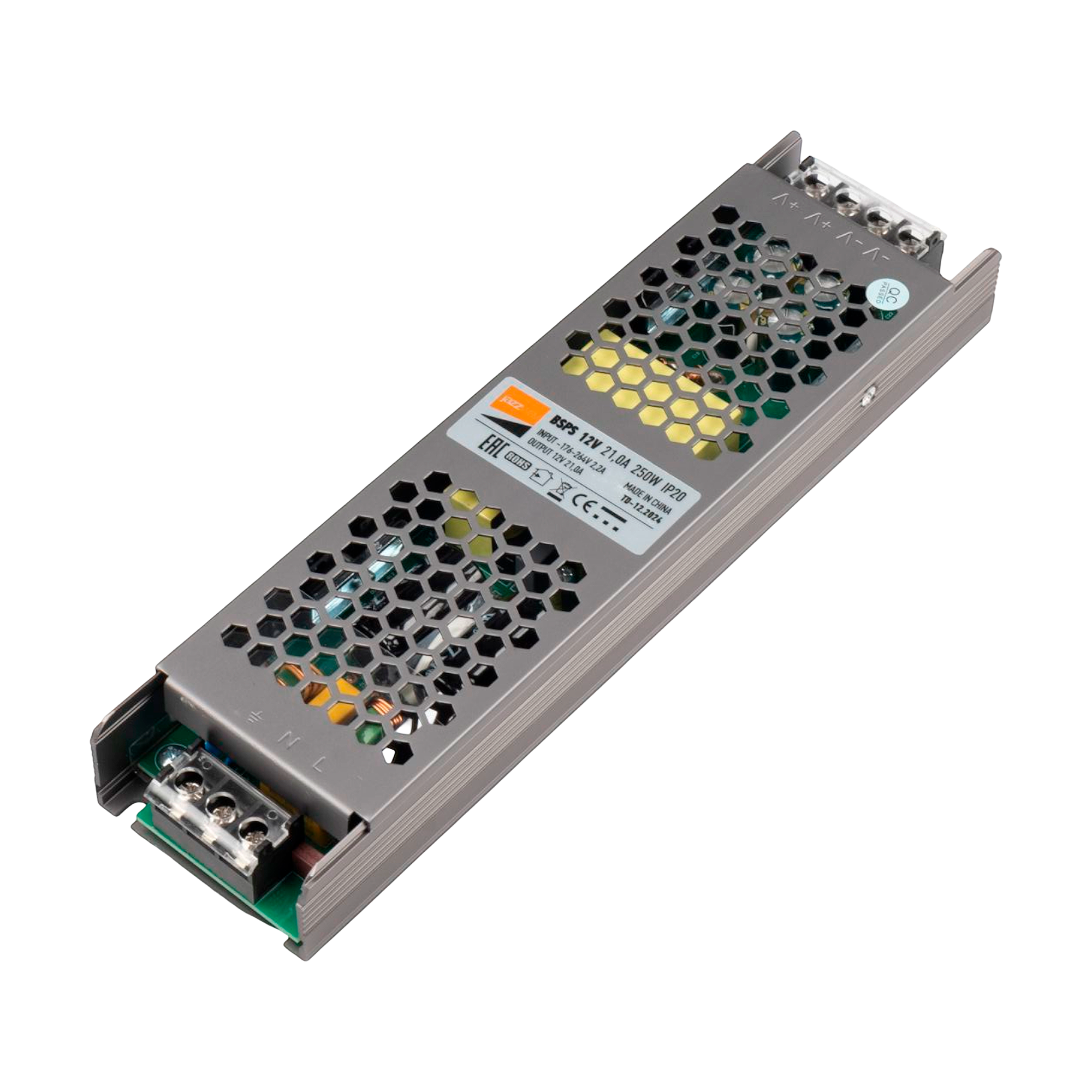 Блок питания IP20 для светодиодной ленты 12V
