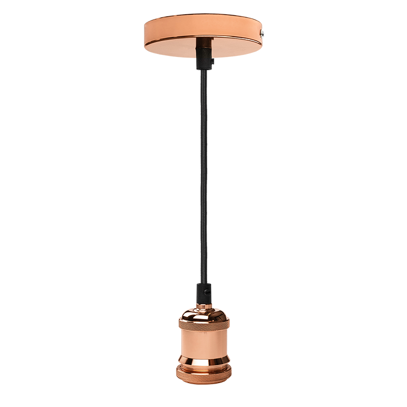 RETRO патрон с проводом PLC 01 ROSE GOLD