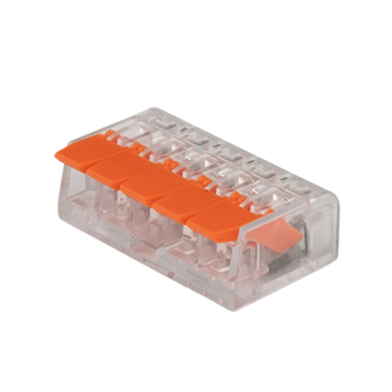 Клемма монтажная СМК PTC-5P 221-415 450V 32A 0,14-4.0mm2 /50 шт./ Jazzway