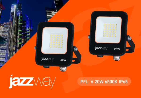 Обновленные прожекторы PFL- V 20w 6500K IP65!