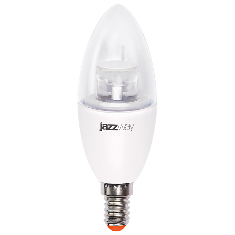 Лампа светодиодная PLED- SP CLEAR C37 7w CL 4000K 540 Lm E14 Jazzway