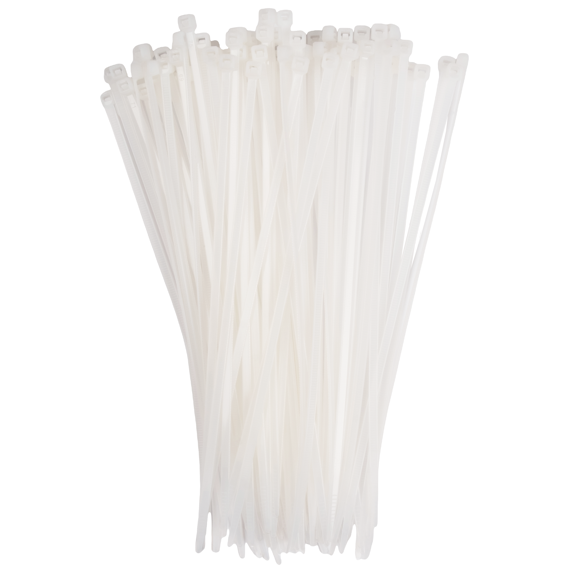 Кабельная стяжка PCT 3,6x180-100WH PA6.6 Jazzway (100 шт/уп)