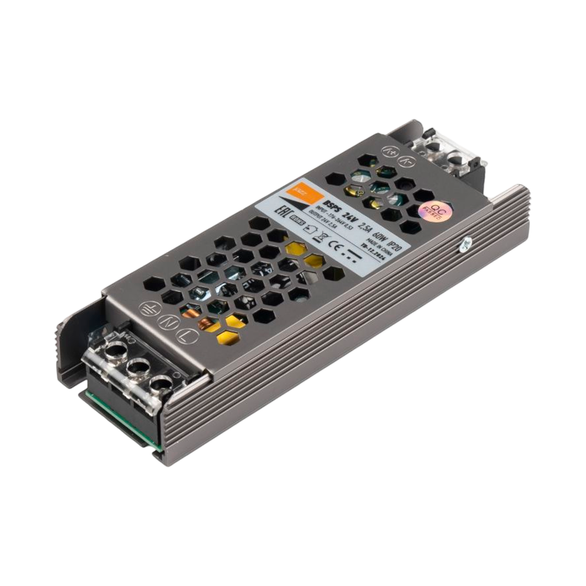 Блок питания IP20 для светодиодной ленты 24V