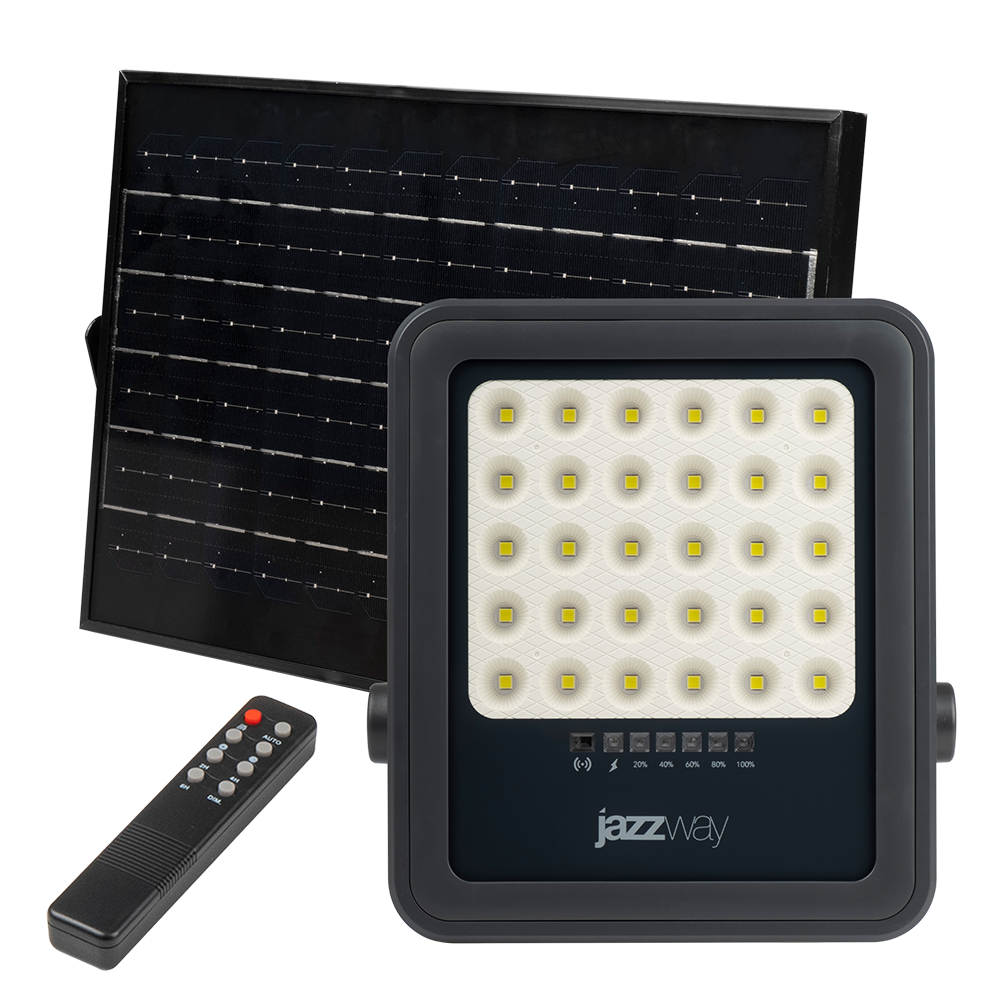 Прожектор с солнечной панелью PFL SOLAR 02 100 6500K GR IP65