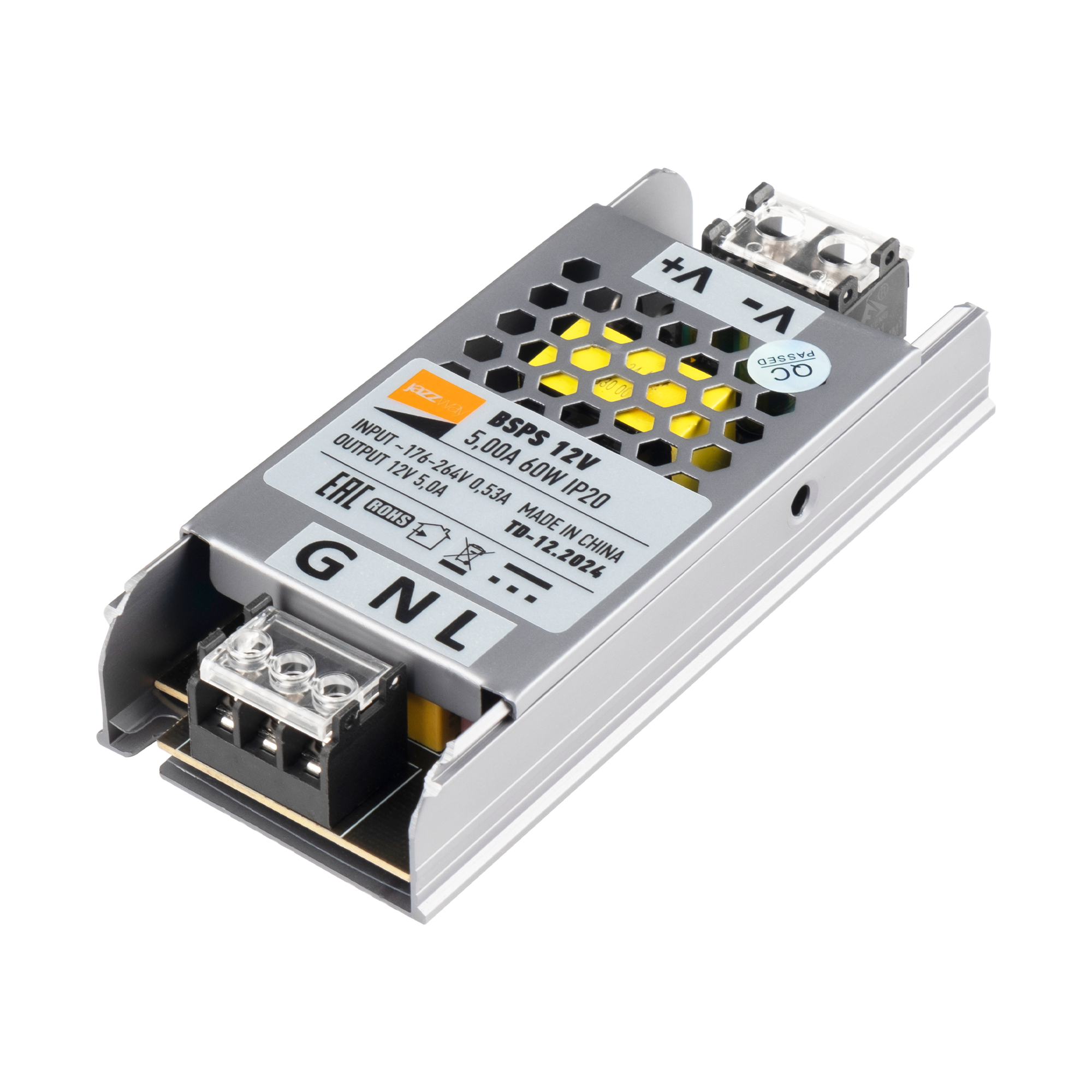 Блок питания IP20 для светодиодной ленты 12V