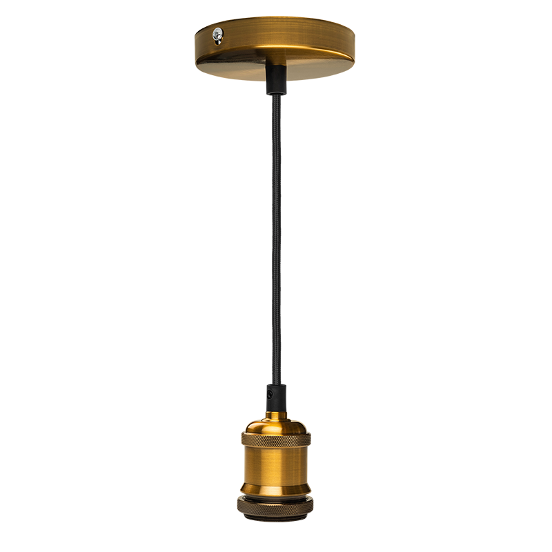 RETRO патрон с проводом PLC 01 ANTIQUE BRONZE