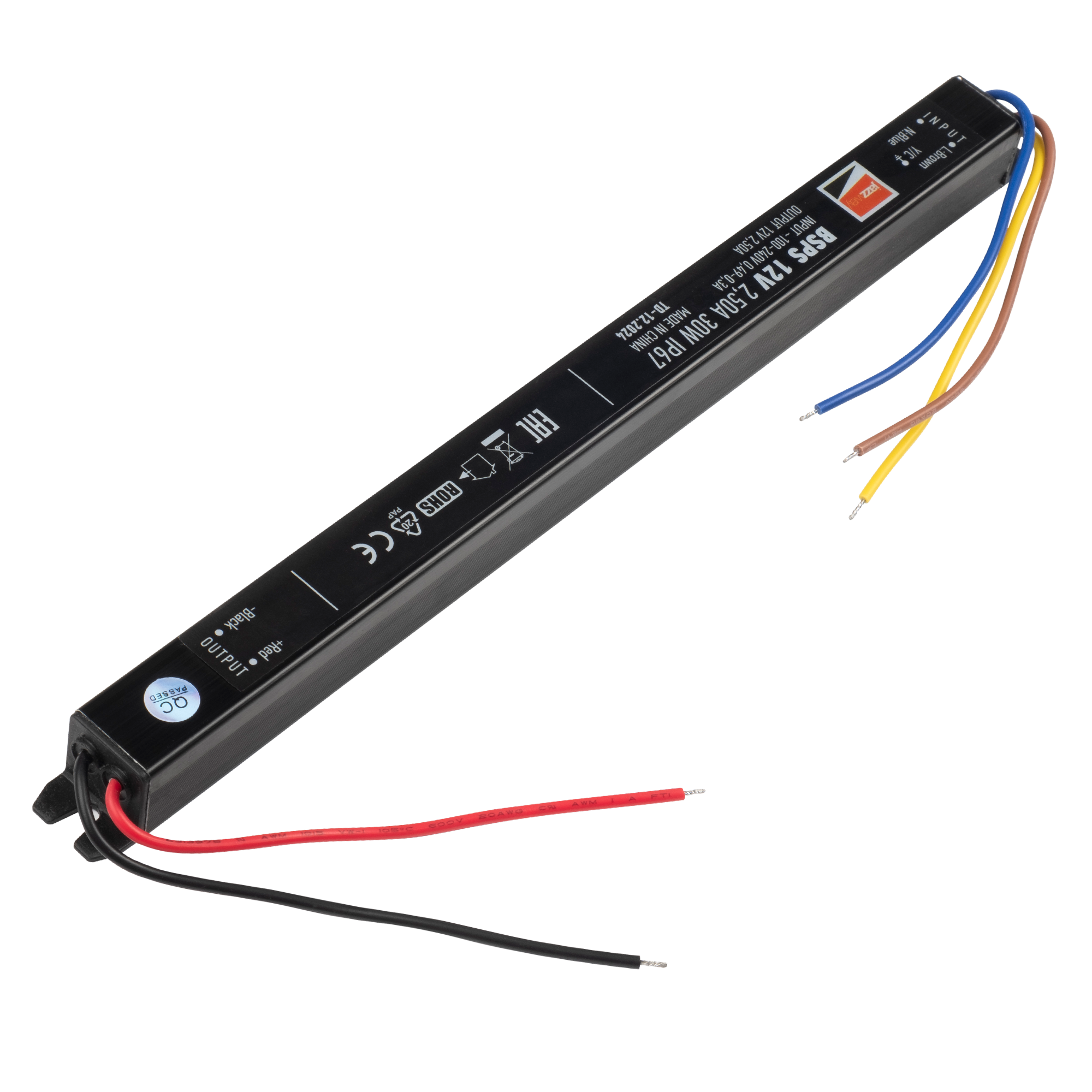 Блок питания IP67 для светодиодной ленты 12V