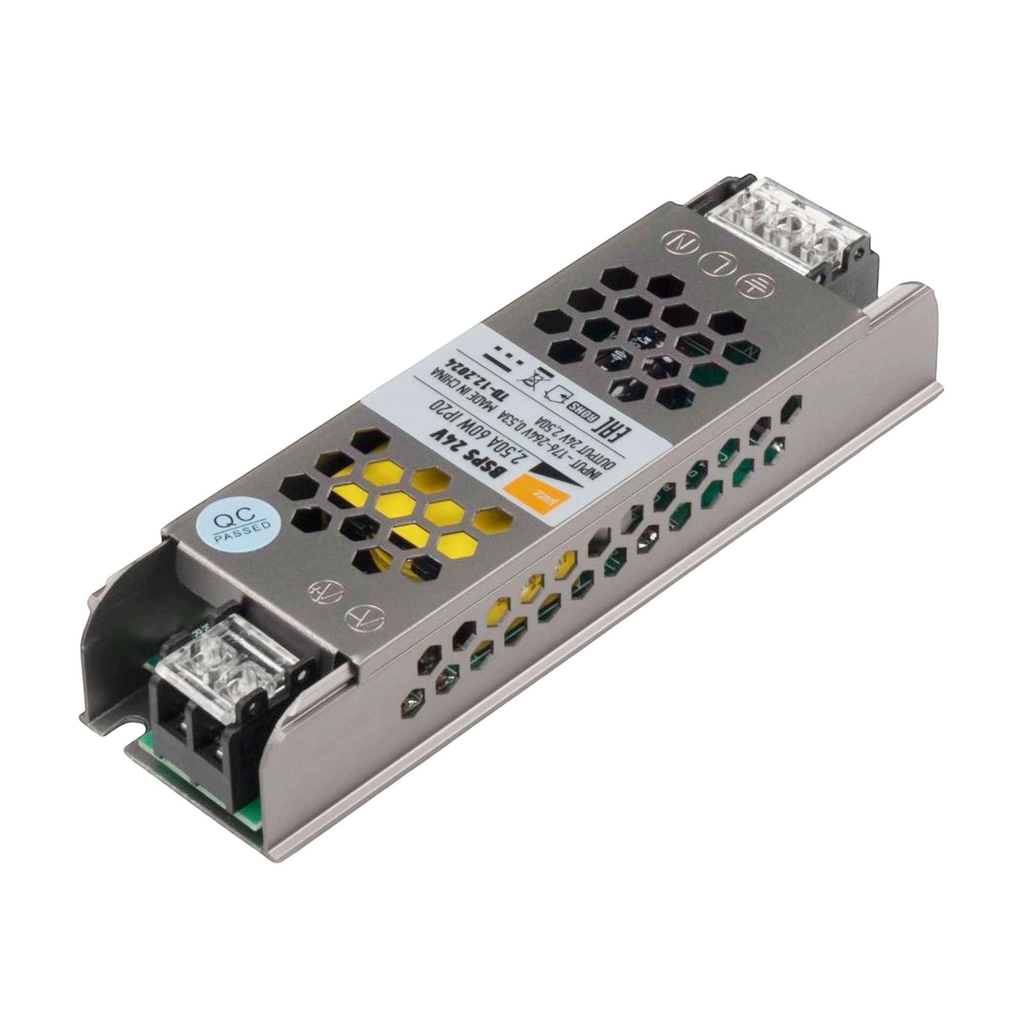 Блок питания IP20 для светодиодной ленты 24V