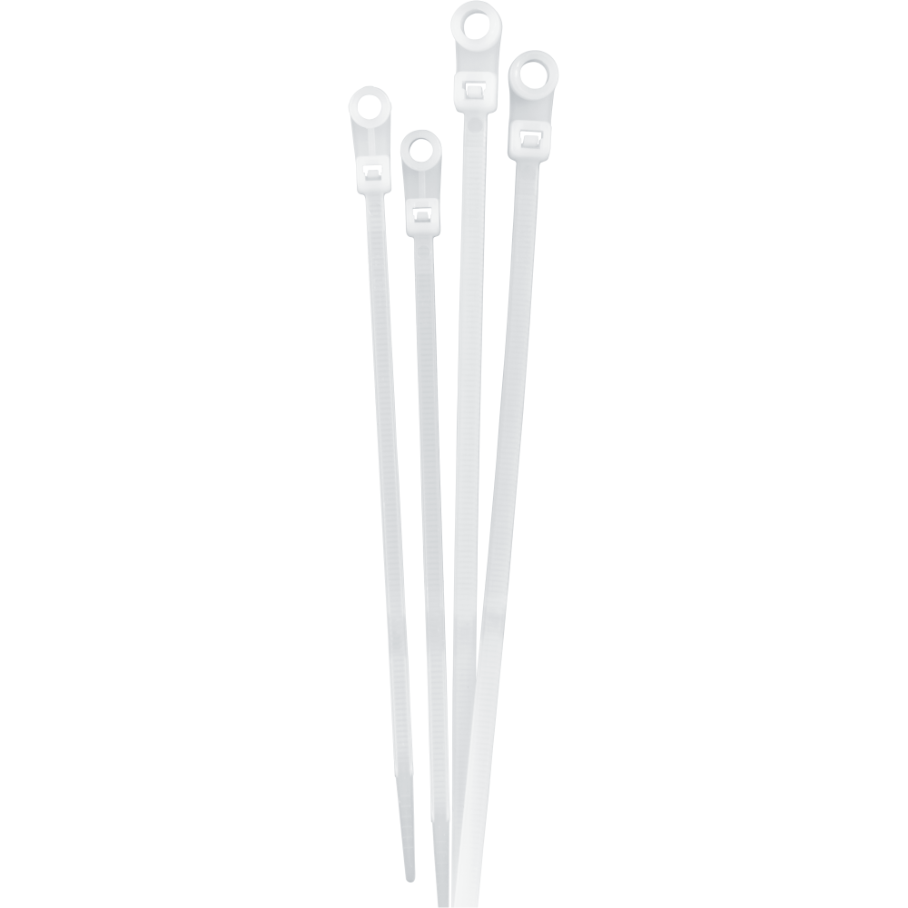Кабельная стяжка PCT-S 3,6x100-100WH PA6.6 Jazzway (100 шт/уп)