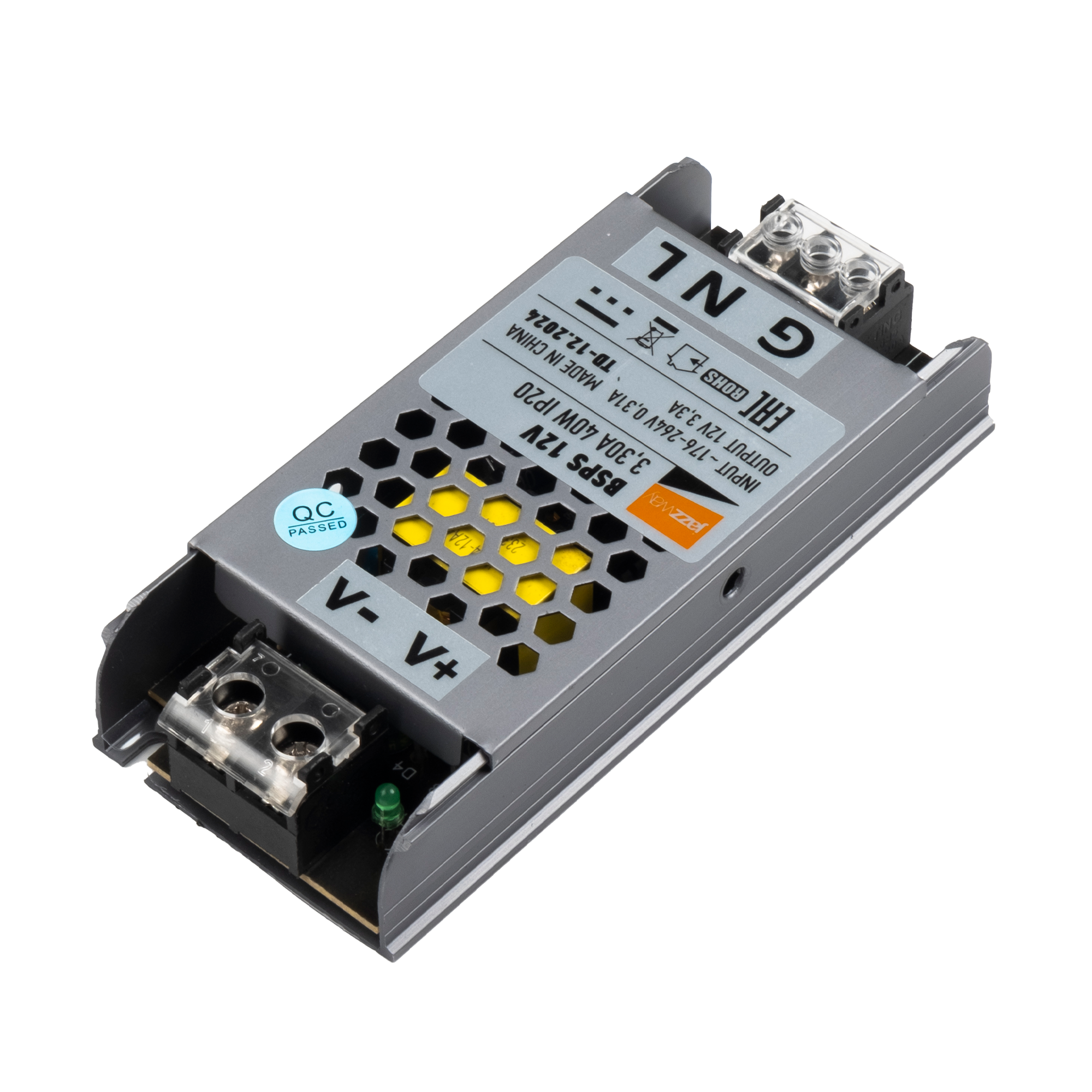 Блок питания IP20 для светодиодной ленты 12V