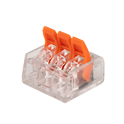 Клемма монтажная СМК PTC-3P 221-413 450V 32A 0,14-4.0mm2 /50 шт./ Jazzway 
