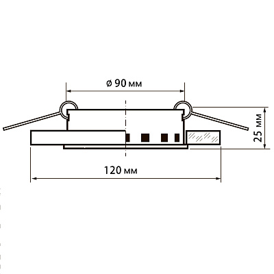 Светильник декоративный PGX53d с подсветкой