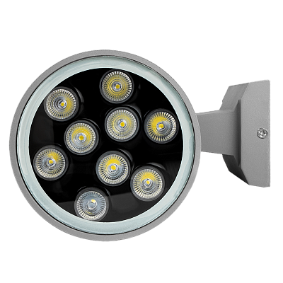 Светильник светодиодный фасадный PWL-300110/30D 2x9w 6500K GR IP65
