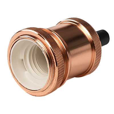 RETRO патрон с проводом PLC 01 ROSE GOLD