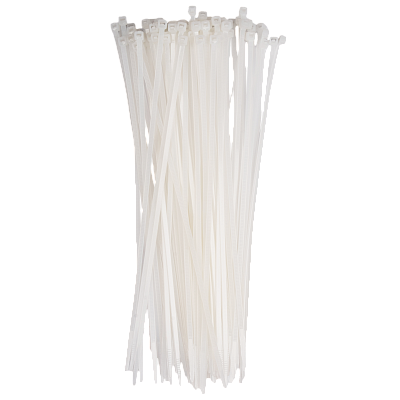 Кабельная стяжка PCT 3,6x250-100WH PA6.6 Jazzway (100 шт/уп) 