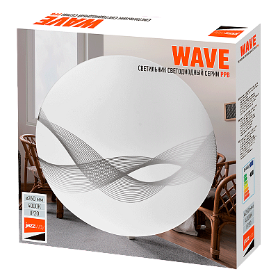 Светильник светодиодный настенно-потолочный PPB WAVE 24w 4000K