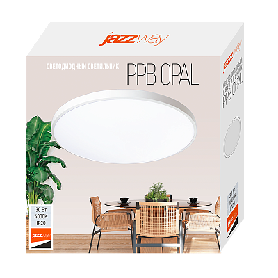 Светильник светодиодный PPB OPAL 30W 4000K WH IP20