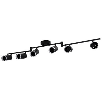 Светильник декоративный под лампу PCL 0306 6xGU10 BL 230V IP20