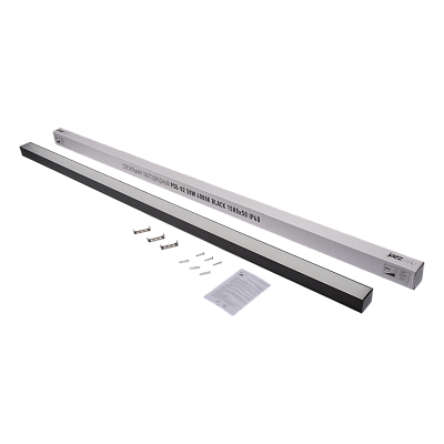 Cветильник накладной PSO-02 50w 4000K BLACK 1500x50 IP40