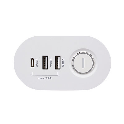 Удлинитель JAZZway ETD-03U-150-wh