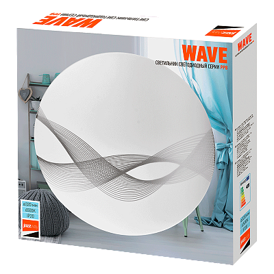 Светильник светодиодный настенно-потолочный PPB WAVE 32w 6500K