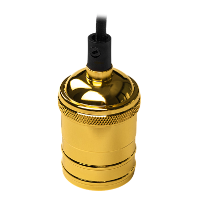 RETRO патрон с проводом PLC 02 GOLDEN