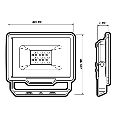 Прожектор светодиодный PFL-C3 150w