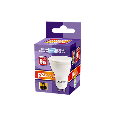 Лампа светодиодная PLED- SP GU10 9w 5000K-E Jazzway 