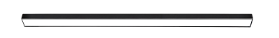 Cветильники накладные PSO-02 40w 4000K BLACK 1200x50 IP40