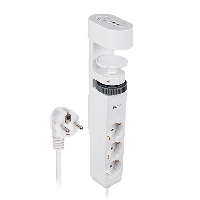Удлинитель JAZZway ETD-03U-150-wh