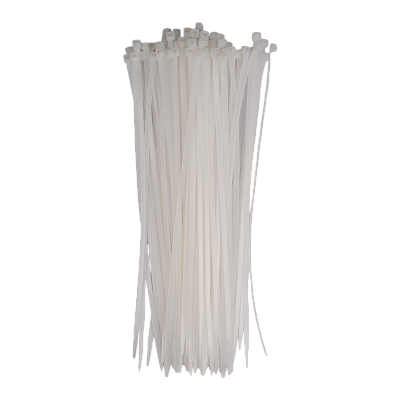 Кабельная стяжка PCT 4,8x300-100WH PA6.6 Jazzway (100 шт/уп) 
