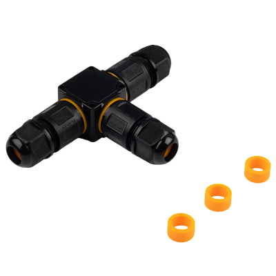 Кабельный коннектор PCC-T3-F 3x2.5 24A IP68 JAZZWAY