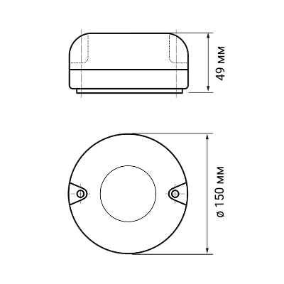 Светильники светодиодные пылевлагозащищенные PBH-PC4-RA 10w