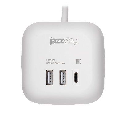 Удлинитель JAZZway EC-03U-150-wh