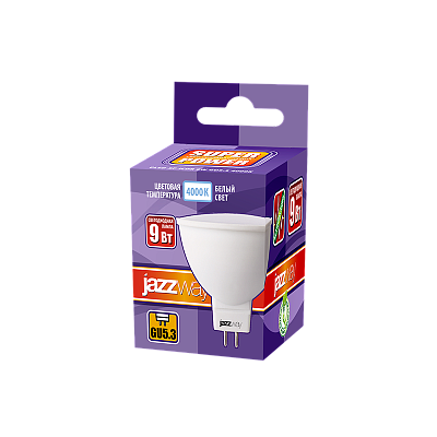 Лампа светодиодная PLED- SP JCDR 9w GU5.3 4000K-E Jazzway 
