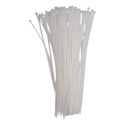 Кабельная стяжка PCT 4,8x350-100WH PA6.6 Jazzway (100 шт/уп) 