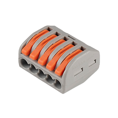 Клемма монтажная СМК PTC-5P 222-415 450V 32A 0,08-2,5(4.0)mm2 /50шт./ Jazzway 