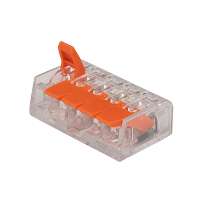 Клемма монтажная СМК PTC-5P 221-415 450V 32A 0,14-4.0mm2 /50 шт./ Jazzway 