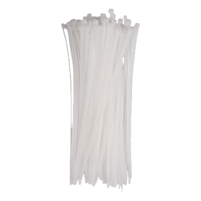 Кабельная стяжка PCT 4,8x250-100WH PA6.6 Jazzway (100 шт/уп) 