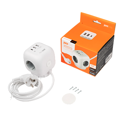 Удлинитель JAZZway EC-03U-150-wh