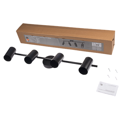 Светильник декоративный под лампу PCL 0404 4xGU10 BL 230V IP20